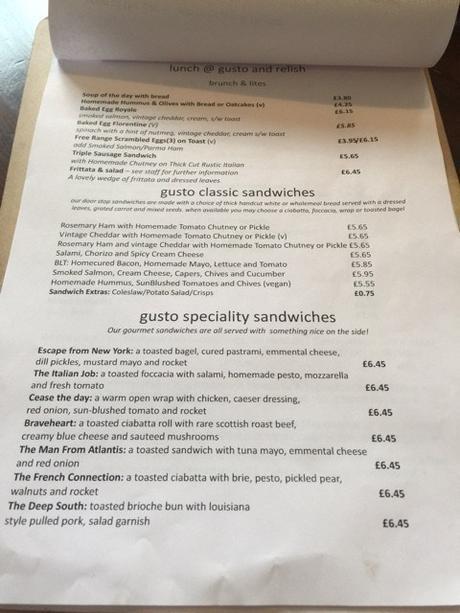 gusto and relish southside food brunch lunch scotland glasgow foodie explorers glasgow food blog