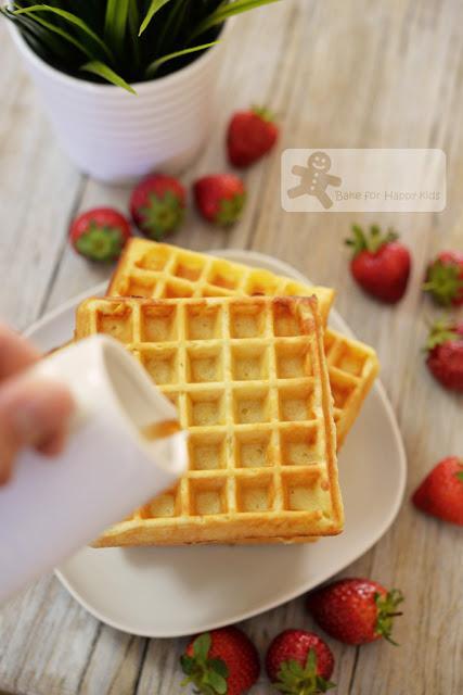 Crispy and Fluffy Sour Cream Waffles - The Best Waffles that I have made so far! (Two Recipes)