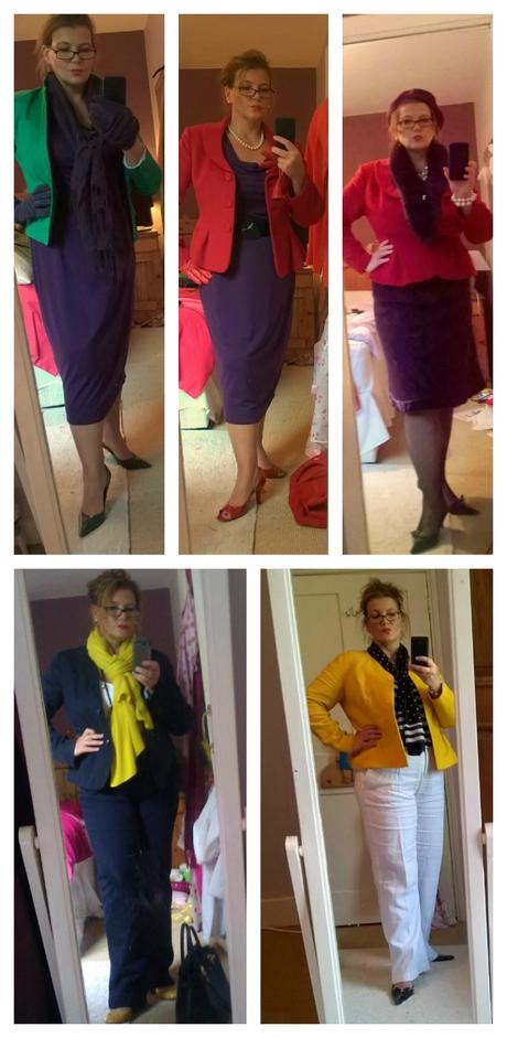Playing with new color combinations in outfits
