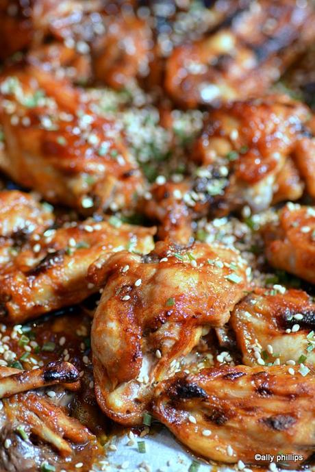 asian curried marmalade wings