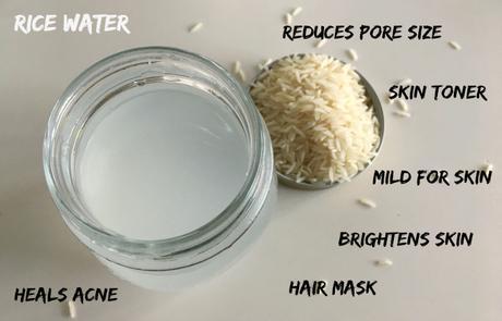 RICE WATER for skin and hair