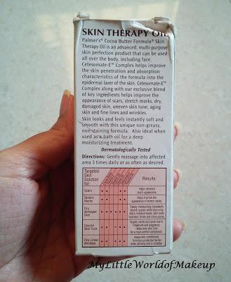 Palmer's Skin Therapy Oil with Cocoa Butter Formula Review