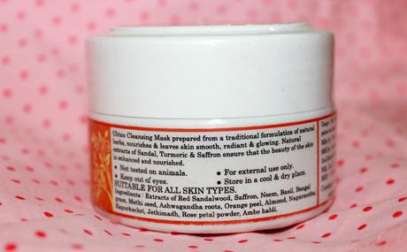 Auravedic Ritual Cleansing Ubtan Mask Sandal Saffron: Review