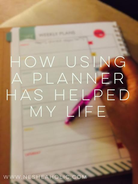 How Using a Planner Has Helped My Life