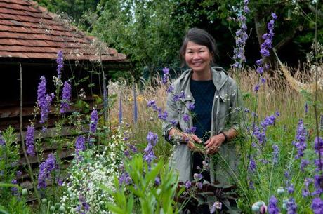 Siew Lee in her garden 2