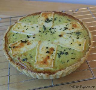 Brie, Leek & Onion Quiche