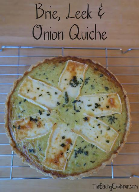 Brie, Leek & Onion Quiche