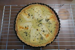 Brie, Leek & Onion Quiche