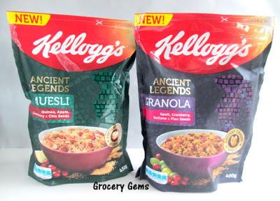 Review: Kellogg's Ancient Legends Muesli - Quinoa, Apple, Cranberry & Chia Seeds