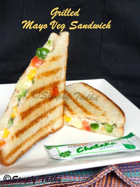 Grilled Mayo Veg Sandwich