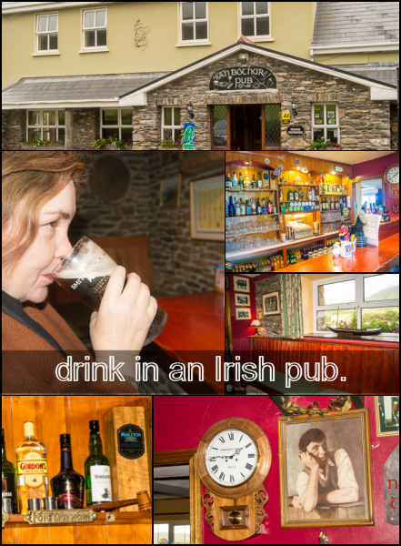 Dingle irish pub collage