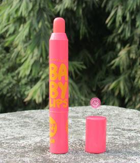 Maybelline Baby Lips Candy Wow- Peach | Review, Swatches & Price| cherryontopblog.com