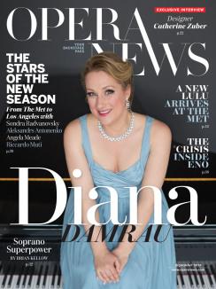 Cover of the September 2015 OPERA NEWS (Met Opera Guild)