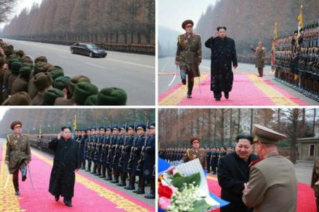 Kim Jong Un arrives at the Ministry of the People's Armed Forces complex (Photos: Rodong Sinmun).