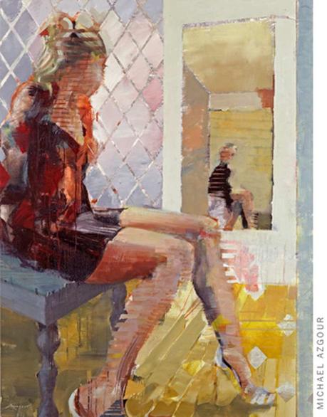 Abstract Figurative Oil Paintings by Michael Azgour