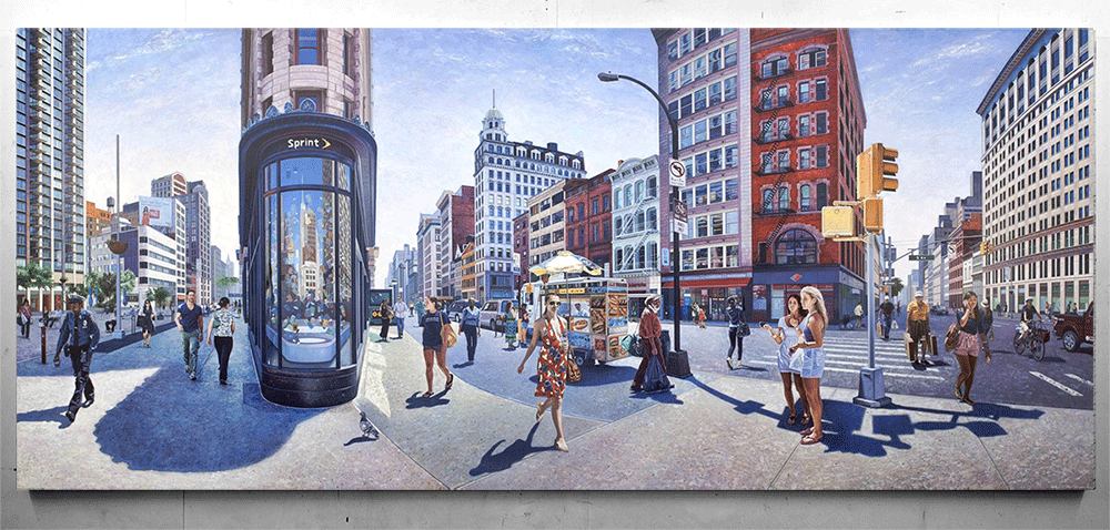 Urban Landscapes Paintings by Nathan Walsh