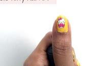 Cute Hello Kitty Nail