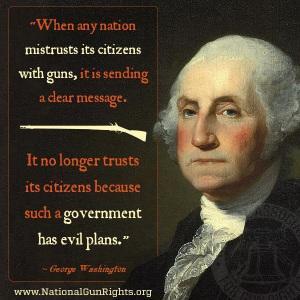 George Washington on guns