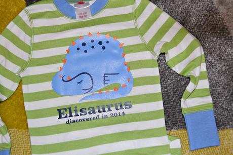 NHM green striped Stegosaurus pyjamas for kids review