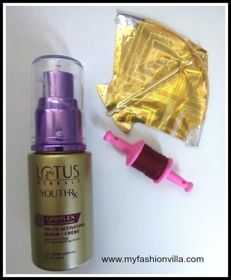 Lotus Herbals YOUTHRx Youth Activating Serum + Crème Review