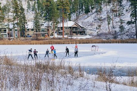 winter in Kelowna, BC, Canada