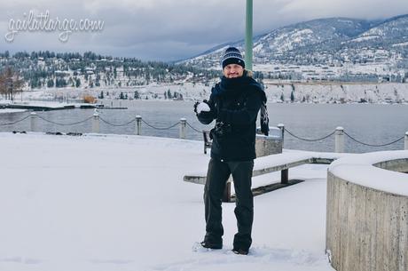 winter in Kelowna, BC, Canada