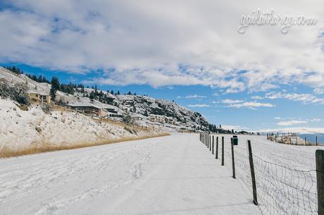 winter in Kelowna, BC, Canada