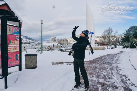 winter in Kelowna, BC, Canada