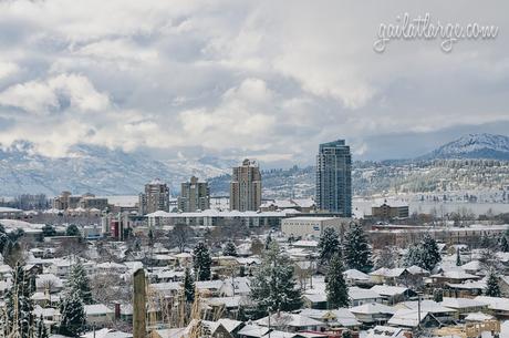 winter in Kelowna, BC, Canada