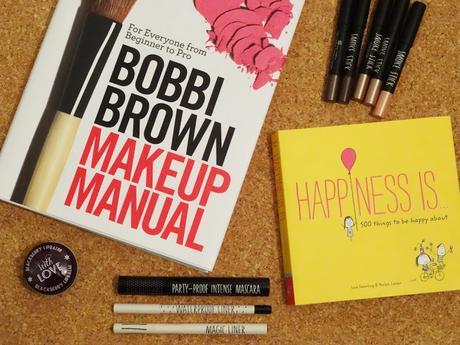 Bobbi Brown Make up Manual, Topshop Smoke Stick, topshop mascara, topshop liner, 500 things to be happy about