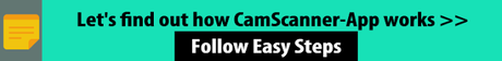 Let's find out how CamScanner-App works, as I take you through the steps I followed :