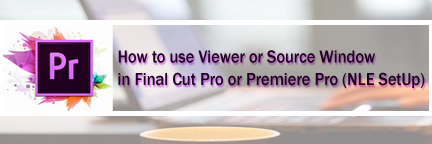 LEARN - How to use Viewer-Source Window in Final Cut Pro or Premiere Pro (NLE SetUp)