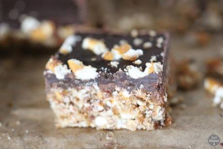 No Bake Pretz-nut Chocolate Bars
