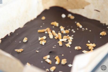No Bake Pretz-nut Chocolate Bars