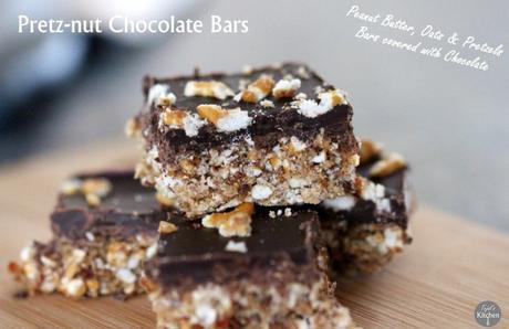No Bake Pretz-nut Chocolate Bars