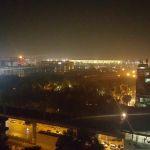 Scenic view of the airport from terrace