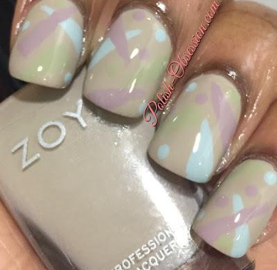 Zoya Whispers Nail Art