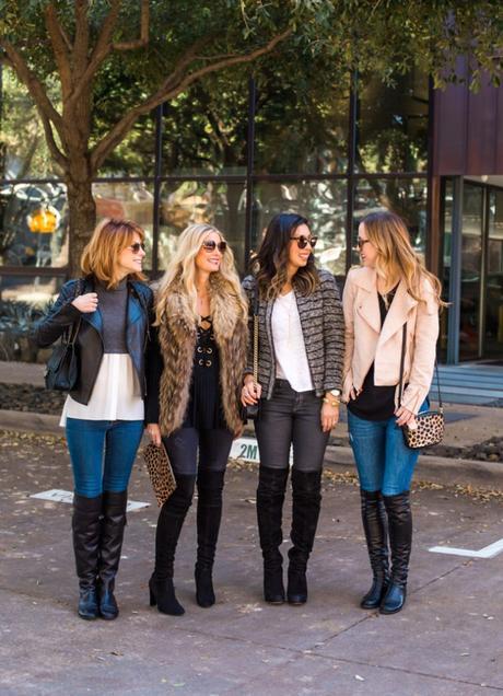 how to wear over the knee boots at any age with skinny jeans