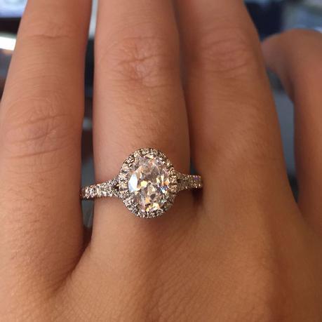 Verragio Couture oval halo engagement ring