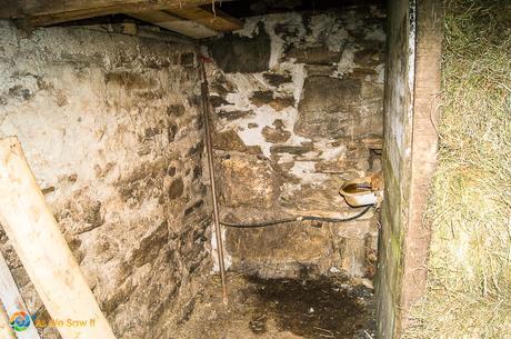 Bathroom inside the Canavan home.