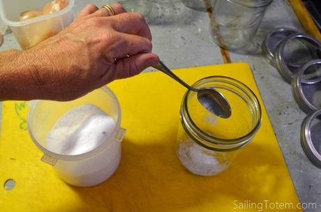 canning jars salt