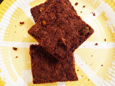 Cherry & Pistachio Brownies [Low In Saturated Fat]