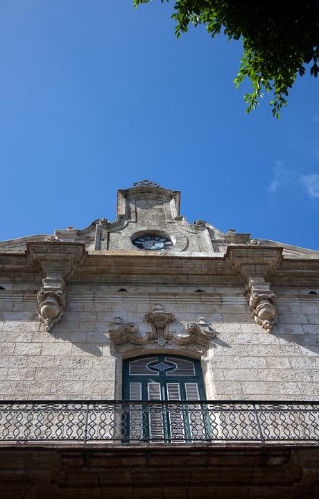 Close-up of the Palacio de los Capitanes Generales, Plaza de Armas, Havana, Cuba