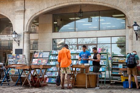 Book stall, Plaza de Armas, Havana, Cuba