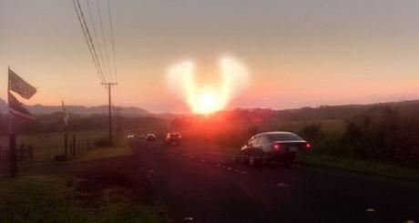 Sunrise angel in Kauai by Amy Langley, Jan. 13, 2016