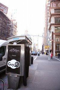 guy-fi booth, NYC
