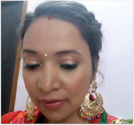 Last Minute Party Makeup and an old Lehenga Revived! OOTD!