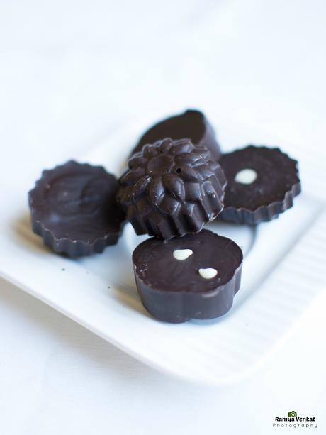 homemade chocolate using chocolate compound