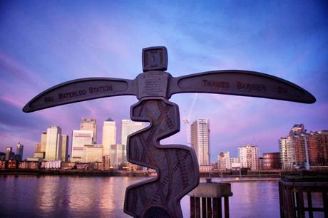 In & Around London: Winter Sunrise Greenwich Peninsula January 2016 #photoblog