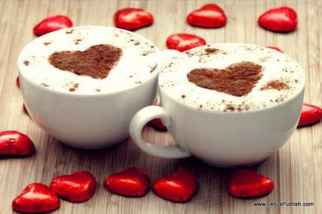 Romantic Coffee for valentine HD Wallpaper